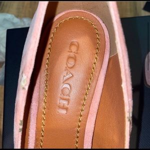 Floral Mary Jane Coach Heels -size 8.5